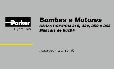 Bombas e Motores da Série PGP/PGM 300 PARKER 