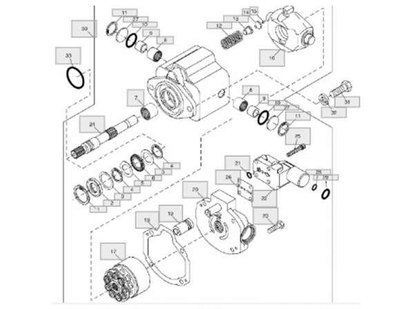 87346450 - Comando Hidráulico V10 - Aplicação TM 110/TM140/TM150/7040