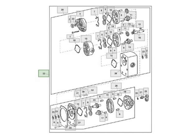 OT019858 - AH162145 - Reparo Bomba Hidráulica Tripla ( Eaton )