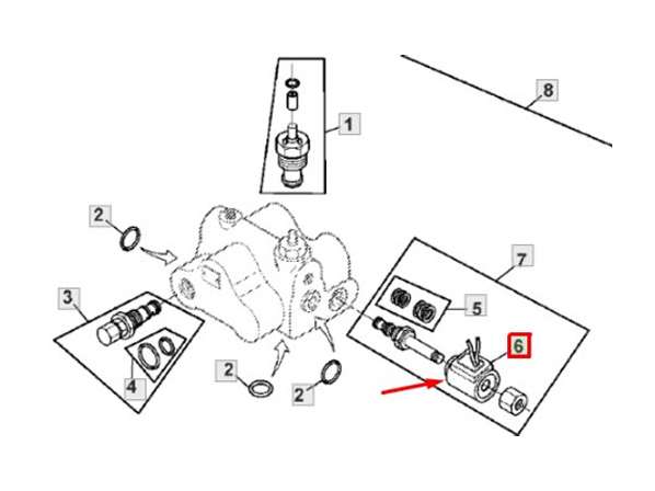 ot016737 - DQ43666 - Bobina 16mm com Conector Elétrico  Aplicação - 1450 / 1550 