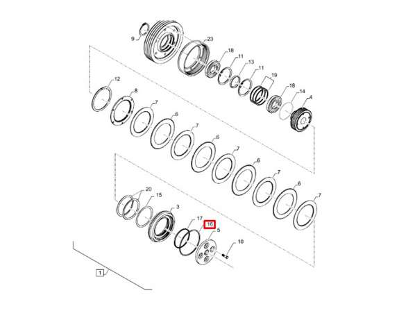 OT019819 - 84435857 - Anel Vedador Maior Acionamento Plataforma Embreagem