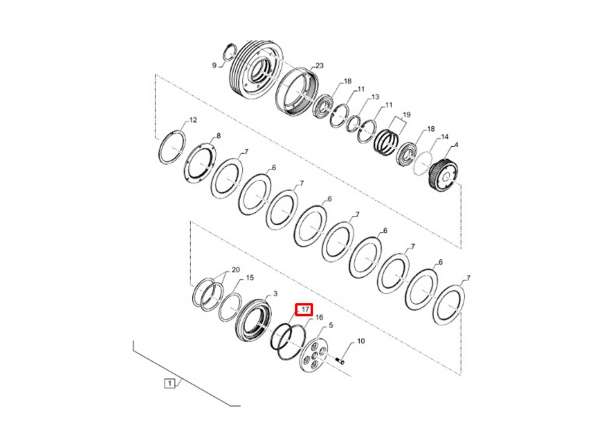 OT019820 - 84435856 - Anel Vedador Menor Acionamento Plataforma Embreagem